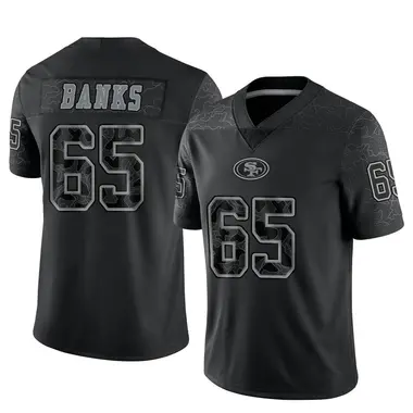 Men's San Francisco 49ers George Kittle Nike Black RFLCTV Limited Jersey