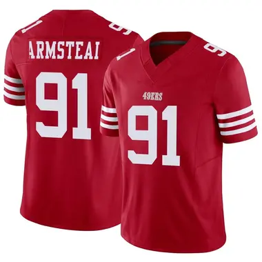 Arik Armstead Elite No.91 Black Golden Edition Men's 49ers Jersey