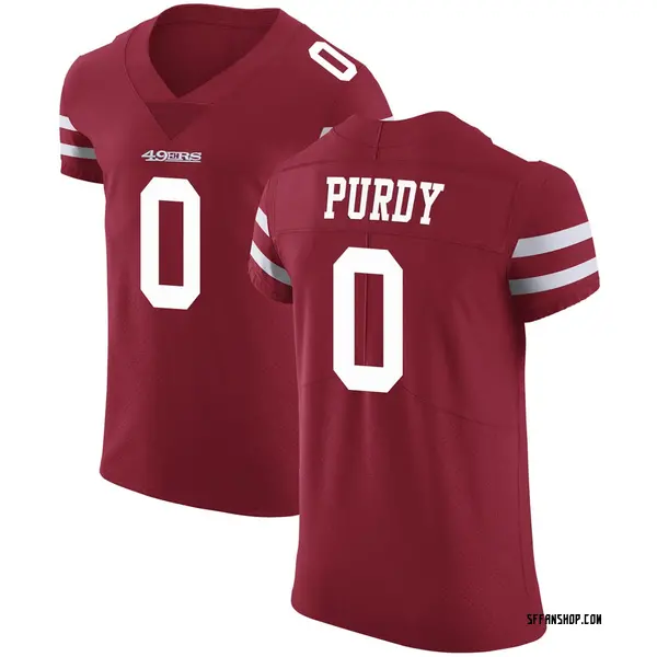 Men's Nike San Francisco 49ers Brock Purdy Team Color Vapor Untouchable  Jersey - Red Elite