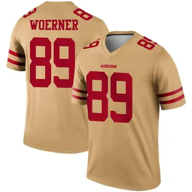 Women's Nike Charlie Woerner Scarlet San Francisco 49ers Game Jersey