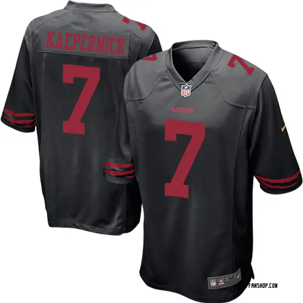 black 49ers kaepernick jersey