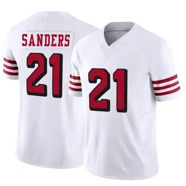 Deion Sanders San Francisco 49ers [Limited] Jersey – White – ThanoSport