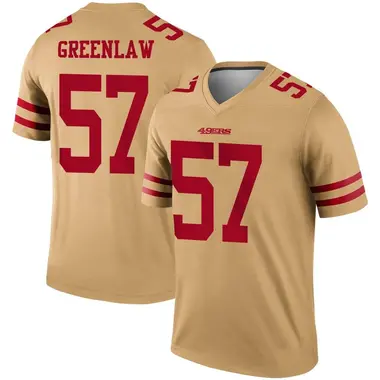 Women's San Francisco 49ers Dre Greenlaw Nike White Team Game Jersey