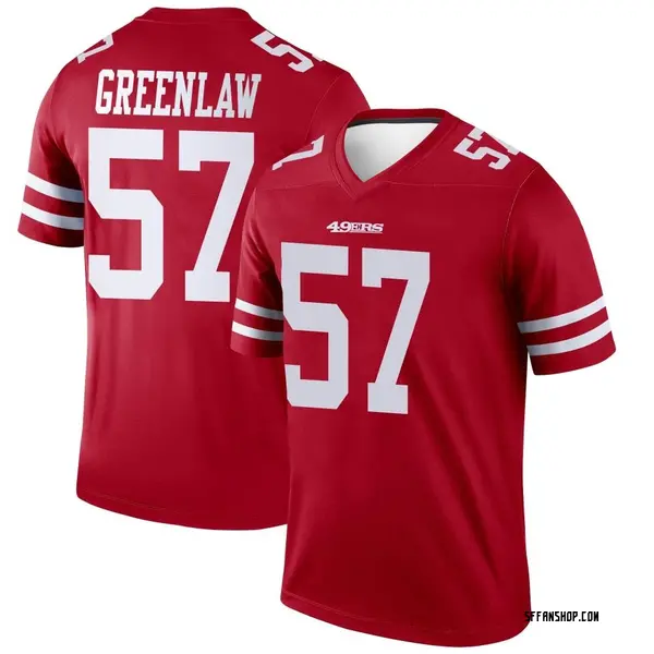 Men's Nike San Francisco 49ers Dre Greenlaw Jersey - Scarlet Legend