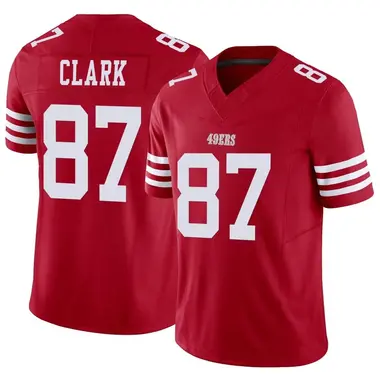 Limited Men's Dwight Clark Gold Jersey - #87 Football San Francisco 49ers  100th Season Inverted Legend Size 40/M