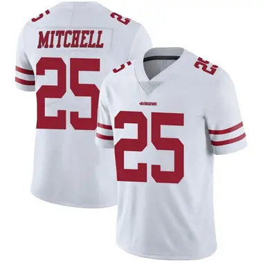 Men's Nike Elijah Mitchell Scarlet San Francisco 49ers Vapor F.U.S.E. Limited Jersey Size: Small