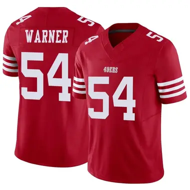 Youth Nike Fred Warner Scarlet San Francisco 49ers Game Jersey 