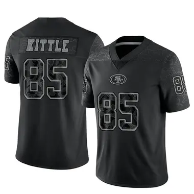 Women's San Francisco 49ers George Kittle Nike Black 2020 Salute To Service  Limited Jersey