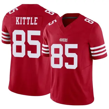 Men's San Francisco 49ers George Kittle Nike Black RFLCTV Limited Jersey