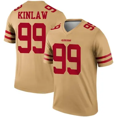 Javon Kinlaw 99 San Francisco 49Ers Super Bowl LVII Men Game Jersey-  Scarlet - Bluefink