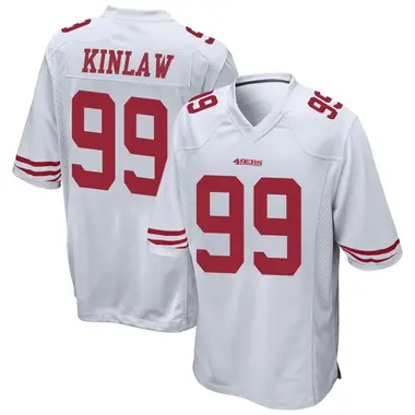 Men's Nike Javon Kinlaw Scarlet San Francisco 49ers Team Player Game Jersey Size: Medium