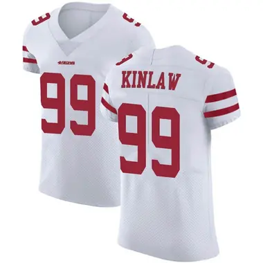 San Francisco 49ers #99 Javon Kinlaw White Vapor Limited Jersey