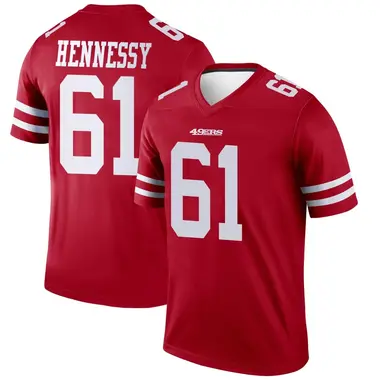 Men's Nike San Francisco 49ers Matt Hennessy Jersey - Scarlet Legend