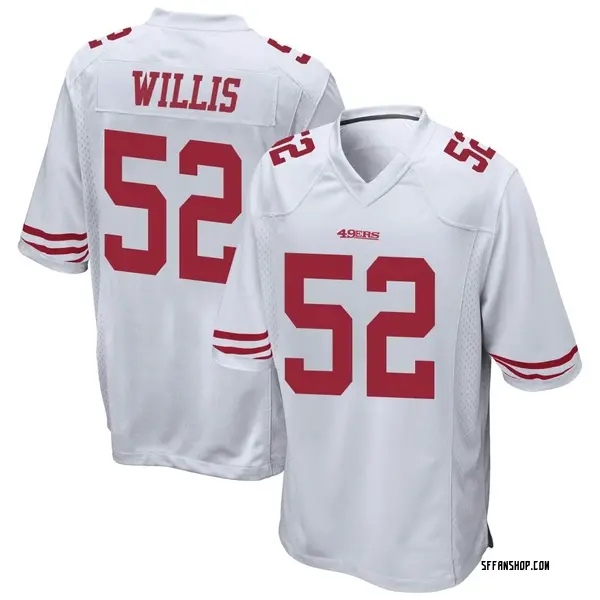 Men's Nike San Francisco 49ers Patrick Willis Jersey - White Game