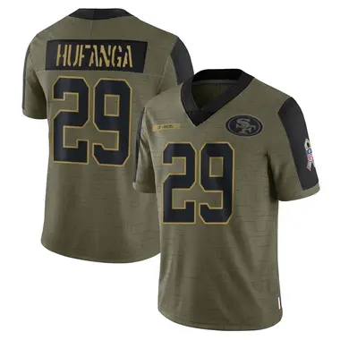 Talanoa Hufanga Jersey, 49ers Talanoa Hufanga Elite, Limite, Legend, Game  Jerseys & Uniforms - 49ers Store