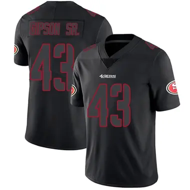 Men's Nike San Francisco 49ers Tashaun Gipson Sr. Jersey - Black Impact Limited