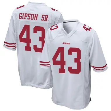 Men's Nike San Francisco 49ers Tashaun Gipson Sr. Jersey - White Game