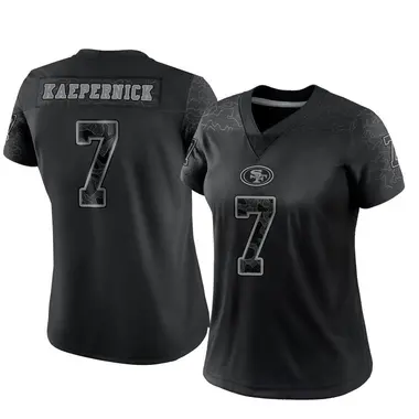 Colin Kaepernick 7 San Francisco 49Ers Inwithkap All Black Jersey - Jersey  MLB / S