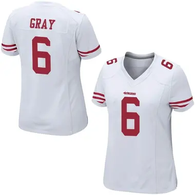 Men's Nike Danny Gray Scarlet San Francisco 49ers Game Player Jersey
