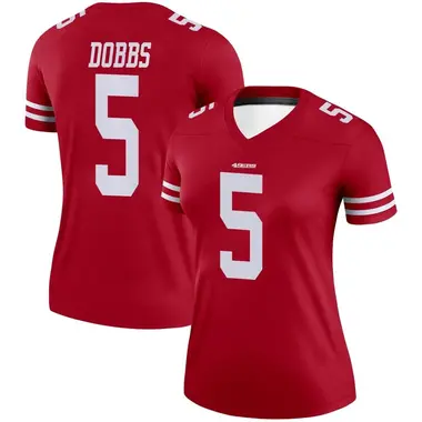 Women's Nike San Francisco 49ers Joshua Dobbs Jersey - Scarlet Legend