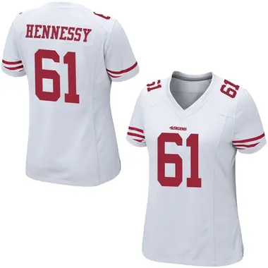 Women's Nike San Francisco 49ers Matt Hennessy Jersey - White Game