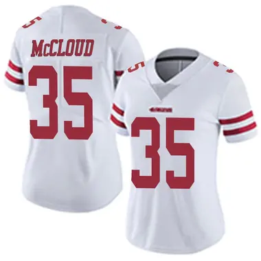 Women's Nike San Francisco 49ers Nick McCloud Vapor Untouchable Jersey - White Limited