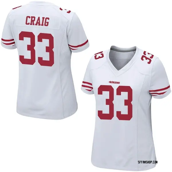 Women's Nike San Francisco 49ers Roger Craig Jersey - White Game