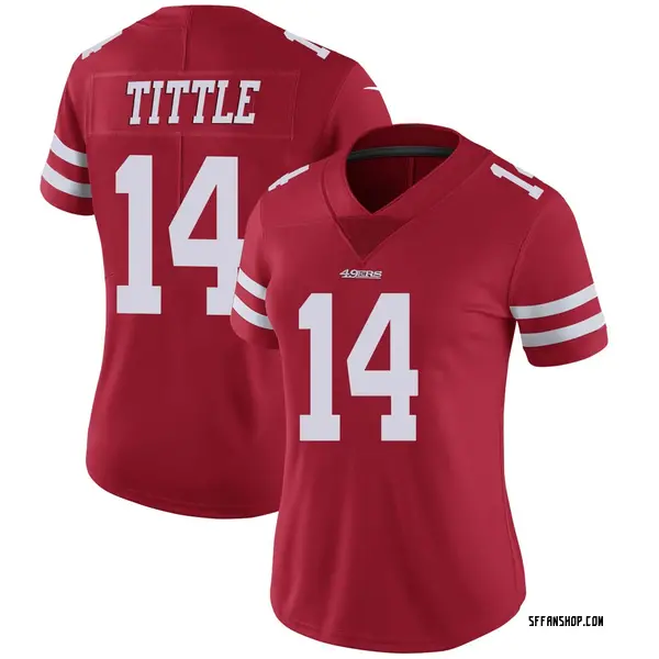 Women's Nike San Francisco 49ers Y.A. Tittle 100th Vapor Jersey ...