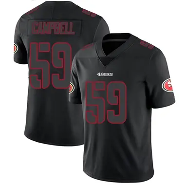 Youth Nike San Francisco 49ers De'Vondre Campbell Jersey - Black Impact Limited