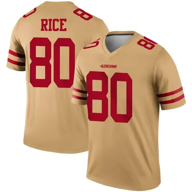 49ers Jerry Rice Jersey Black 80 Men's Salute to Service Limited 2020