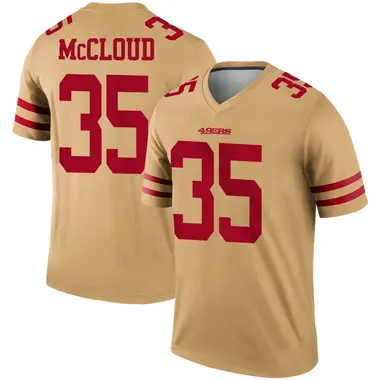 Youth Nike San Francisco 49ers Nick McCloud Inverted Jersey - Gold Legend