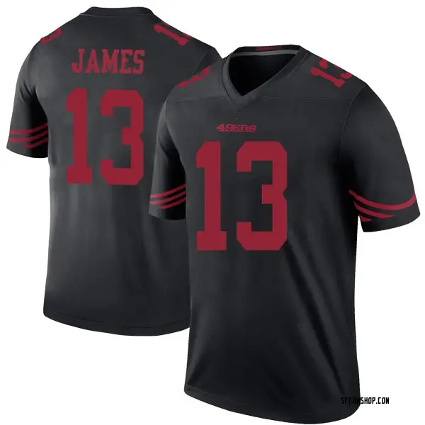 Youth Nike San Francisco 49ers Richie James Color Rush Jersey - Black ...